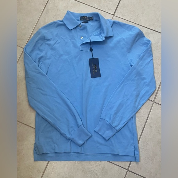 Polo by Ralph Lauren Men's Light Blue Polo Shirt - Picture 1 of 1